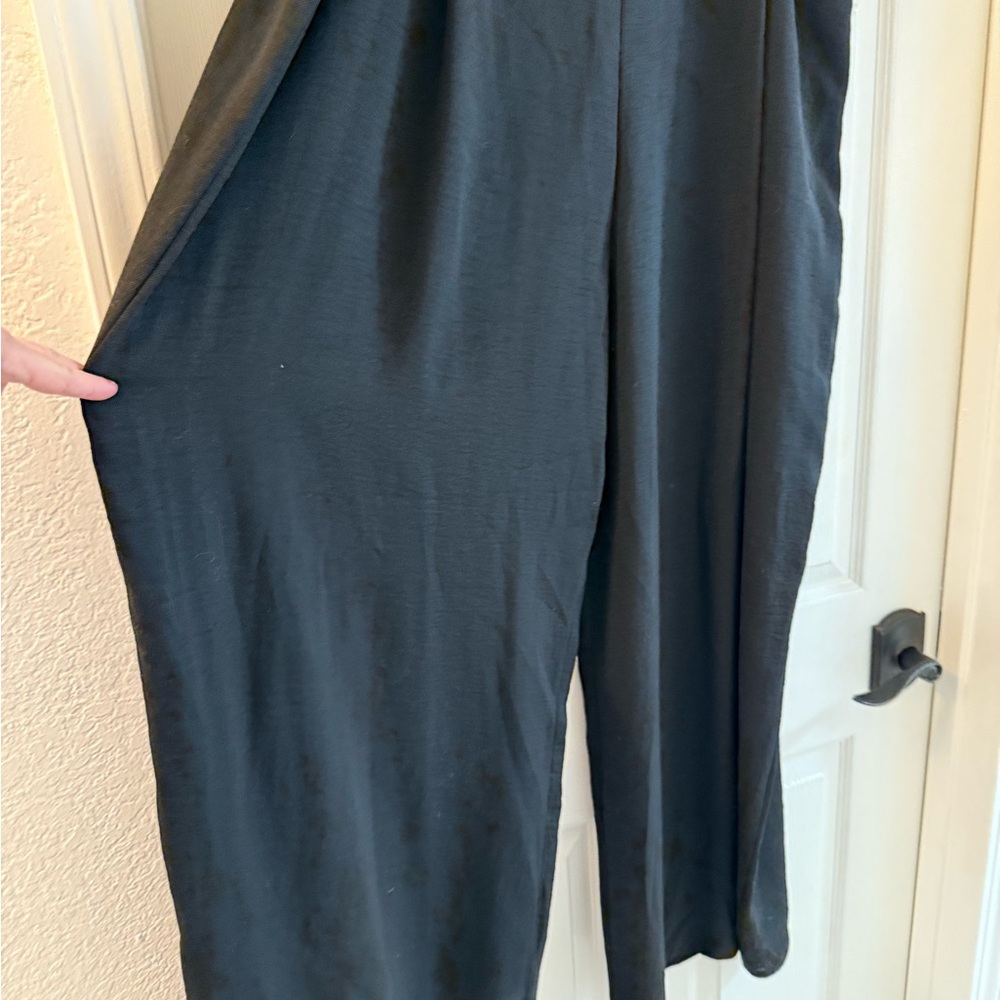 New Look Black Wide Leg Women's Pants NWT 22w